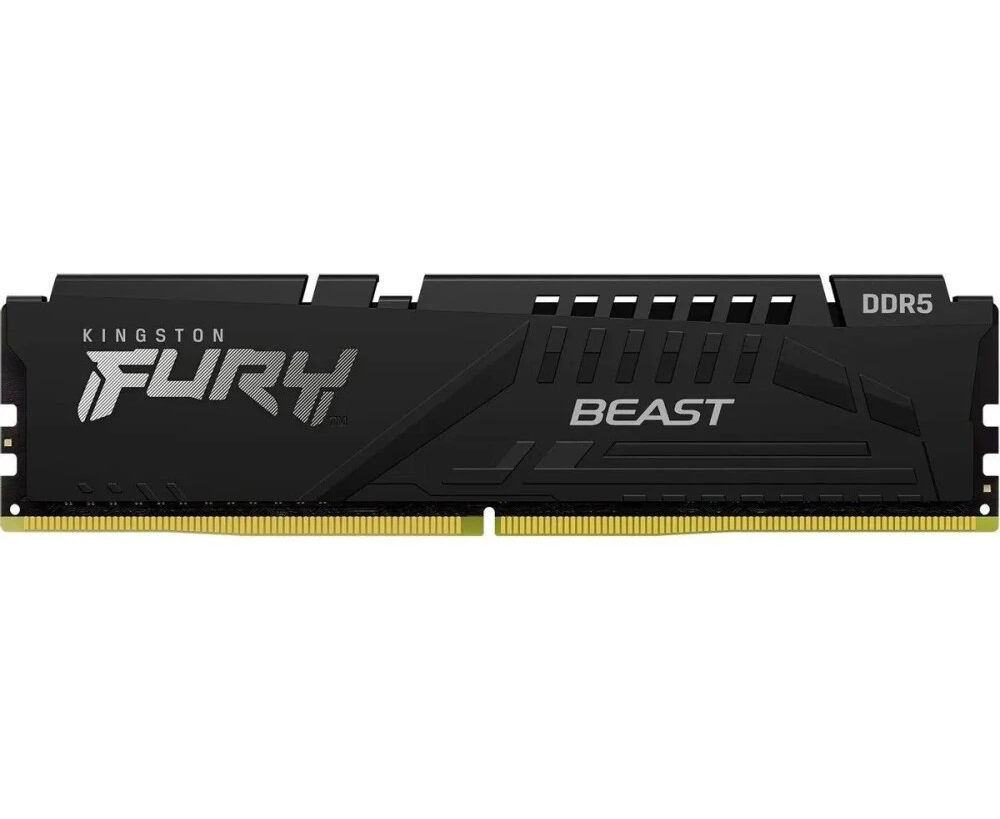 ОЗУ Kingston Fury Beast Black (KF552 C40 BB2-32) DDR 5 DIMM 32 Gb PC41600, 5200 Mhz, CL40 (retail)