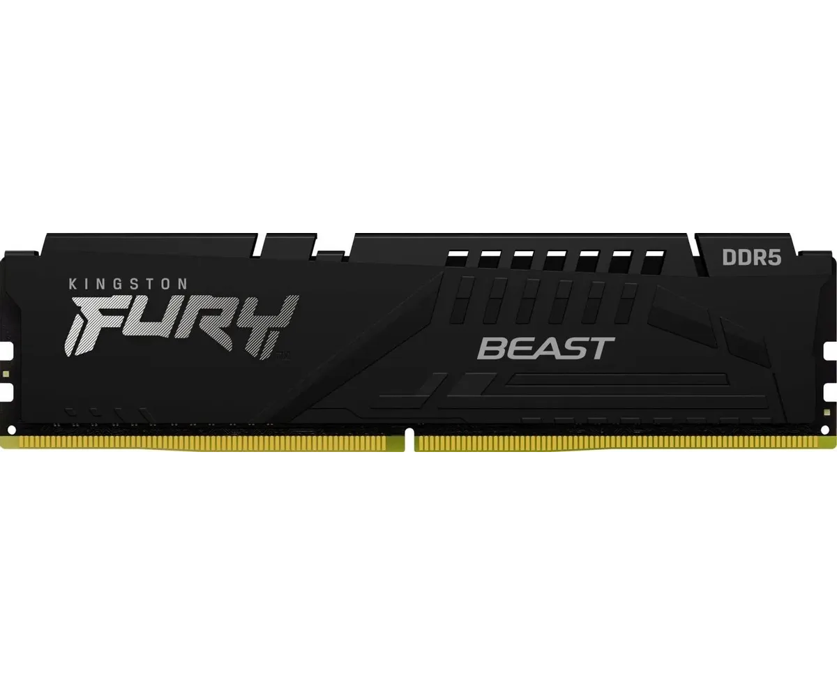ОЗУ Kingston Fury Beast Black XMP (KF556 C40 BB2-32) DDR 5 DIMM 32 Gb PC44800, 5600 Mhz, CL40 (retail)