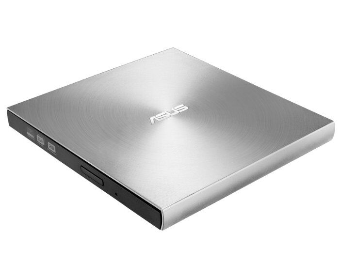ODD ext DVD±RW ASUS Ultra Slim Drive SDRW-08 U7 M-U Silver, USB2.0, 14 mm, Retail (SDRW-08 U7 M-U/SIL/G/AS)