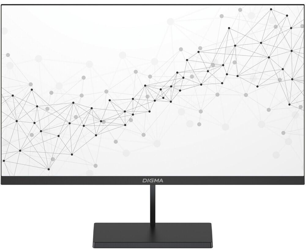 Монитор Digma 27" Progress 27 P501 F черный IPS LED 5ms 16:9 HDMI M/M матовая 300cd 178гр/178гр 1920x1080 100 Hz G-Sync Free Sync VGA DP FHD 4.3кг
