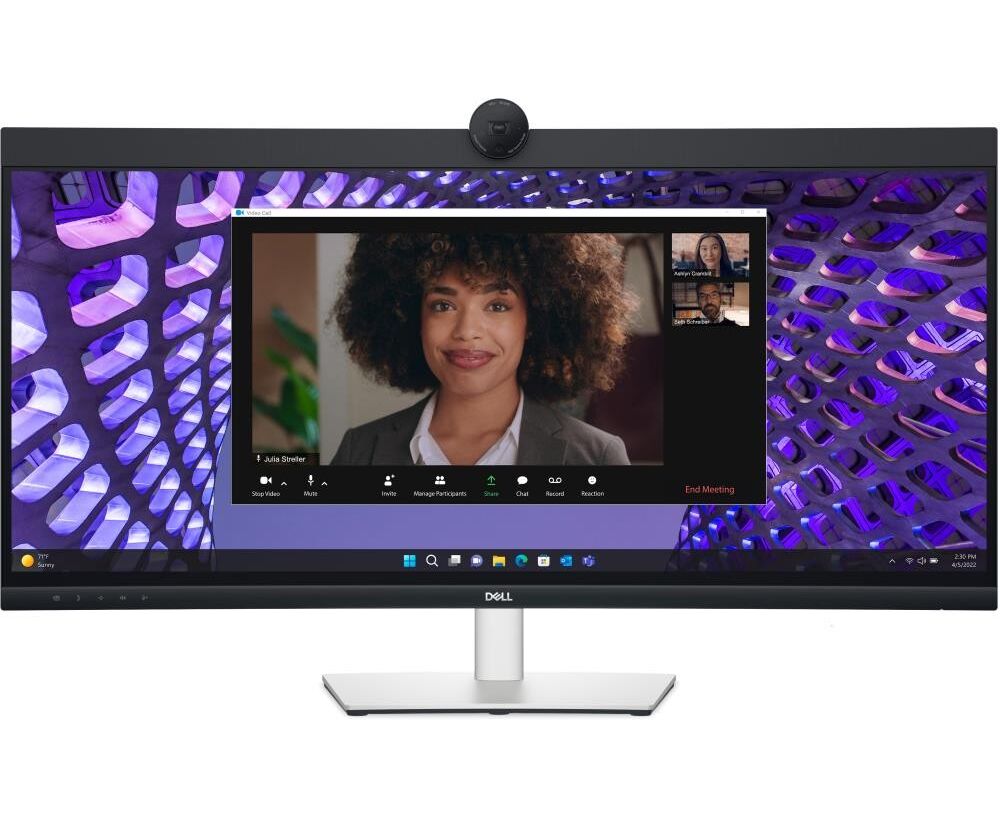 Монитор DELL P3424 WEB/34"/IPS/3440x1440 21:9/60 Hz/300/1000:1 Matte/5 мс/да/черный/серебристый/12 кг