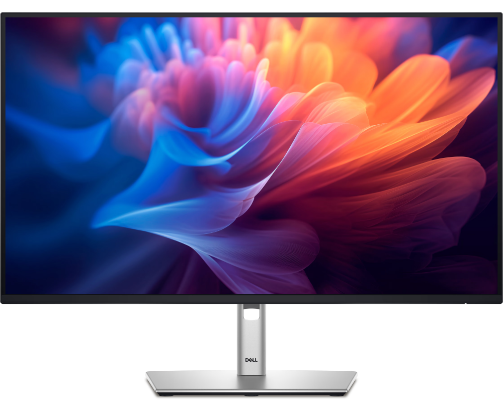 Монитор DELL P2725 HE черный и серебристый