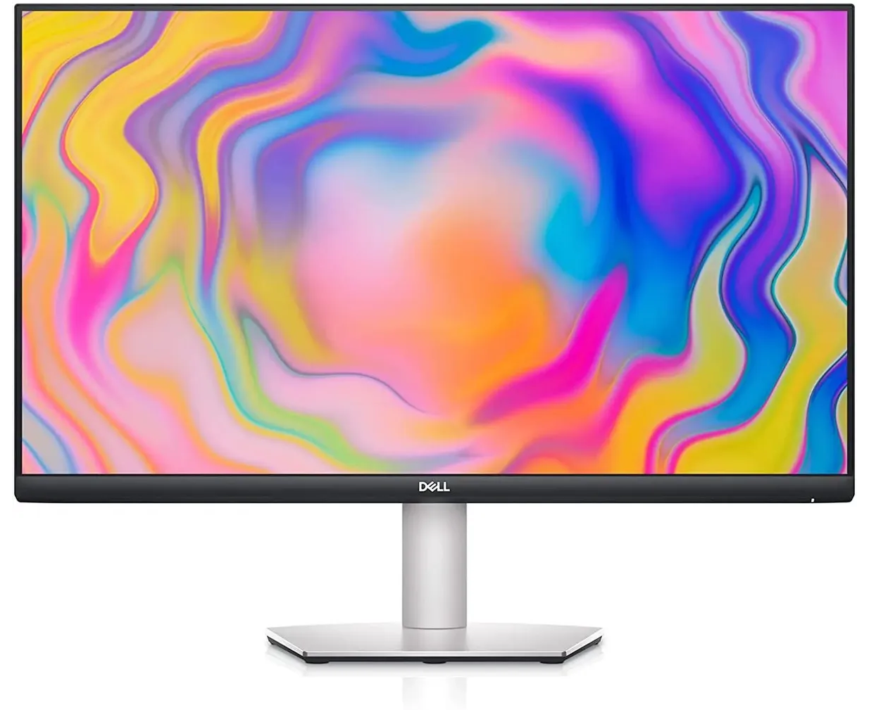 Монитор DELL S2722 QC (210-BBRQ) 27", черный и серебристый