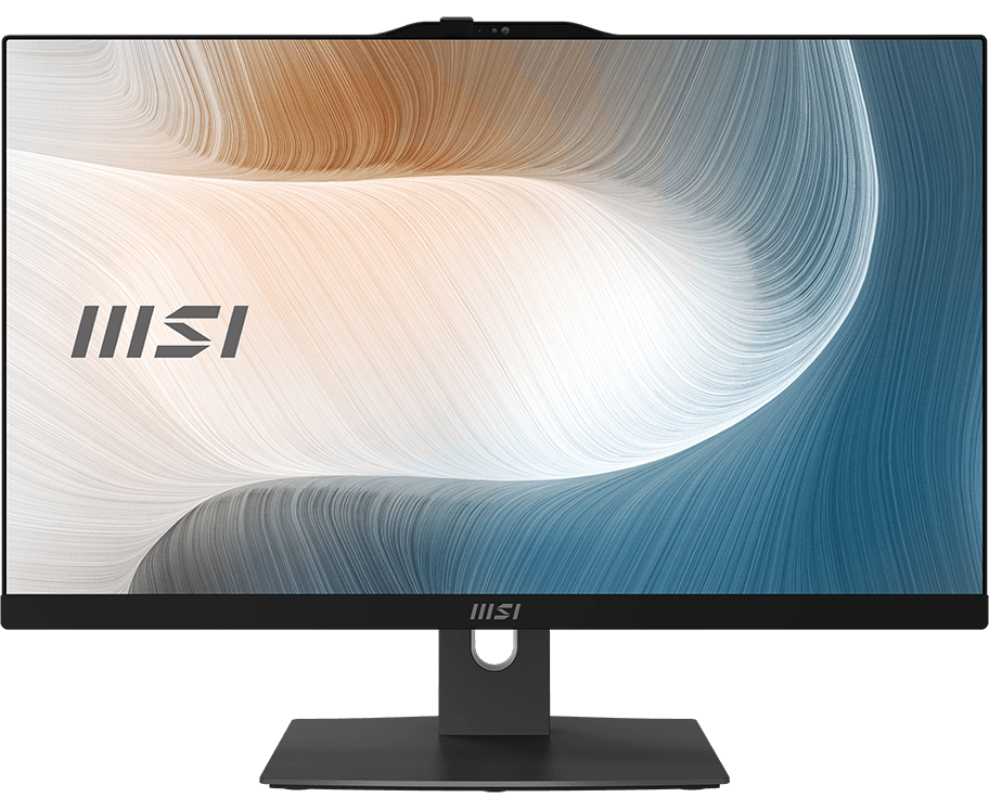 Моноблок MSI Modern AM242 P 1 M-1029 XRU (9 S6-AE0721-1029) 23.8" Full HD Core 5 120 U (1.4) 16 Gb SSD512 Gb Graphics no OS Gbit Eth Wi Fi 120 W клав. мышь черн.