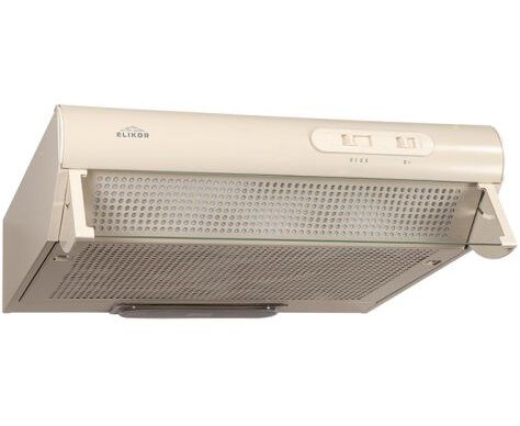 Вытяжка козырьковая Elikor Davoline 60 П-290-П3 Л кремовый управление: ползунковое (1 мотор)