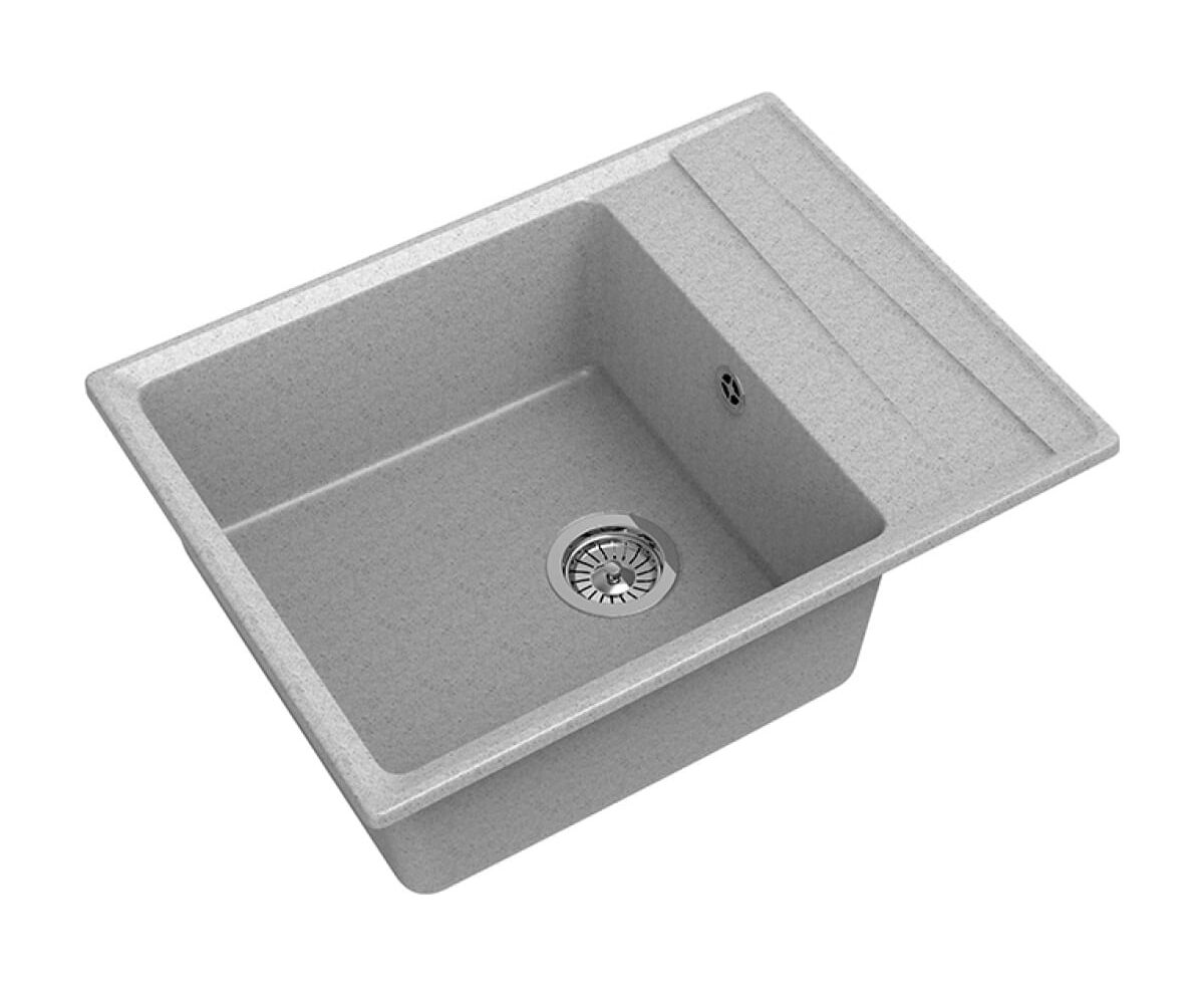 Мойка Gran Fest Level GF-LV-660 L мрамор, серый