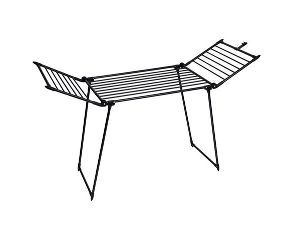 Сушилка для белья Laima Home 700470 Trio Black раскладная 3 зоны сушки, 19 метров