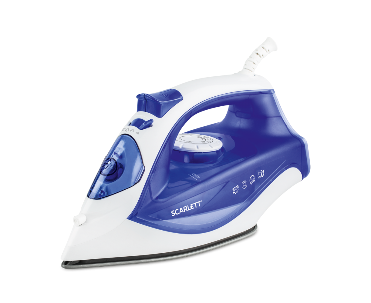 Утюг Scarlett SC-SI30 K23 белый/синий