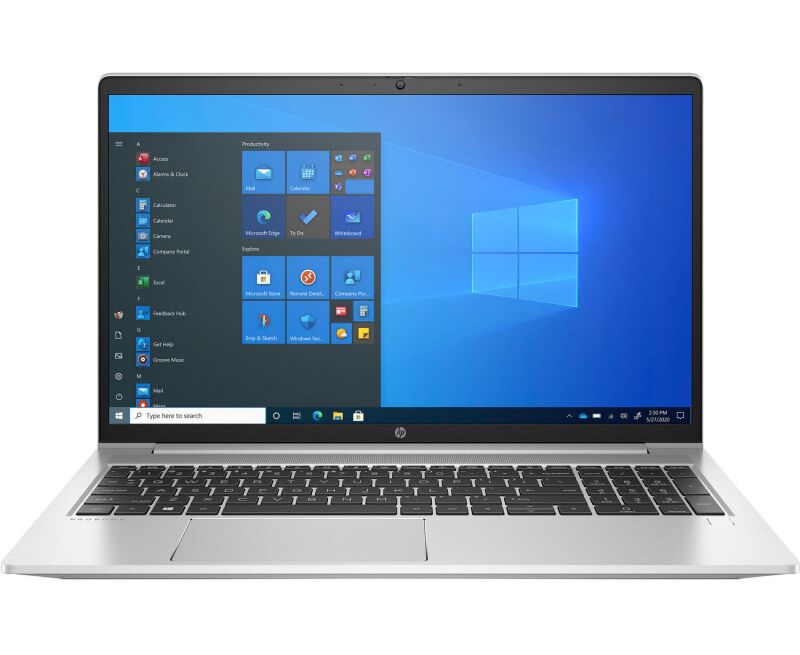 Ноутбук HP Pro Book 455 G8 (45 N85 ES-16 G) 15.6" IPS FHD AMD Ryzen 5 5600 U/8 Gb+8 Gb/512 Gb SSD/VGA int/FP/no OS/silver