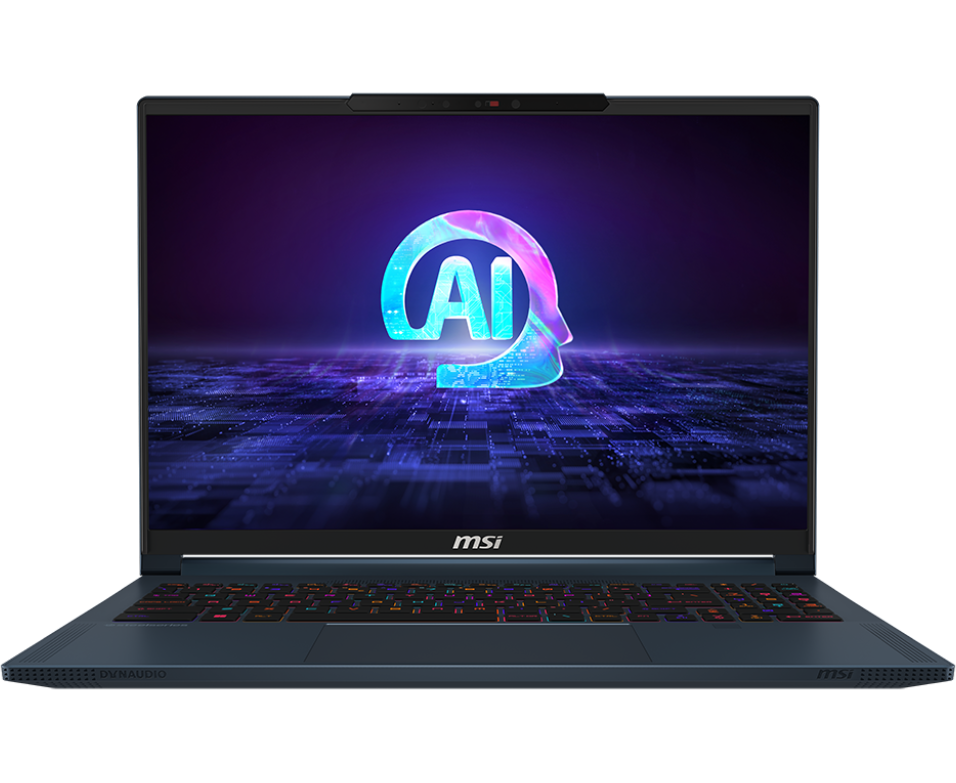 Ноутбук MSI Stealth 16 AI Studio A1 VIG-062 RU (9 S7-15 F312-062) Ultra 9 185 H 32 Gb SSD2 Tb Ge Force RTX4090 16 Gb 16" IPS UHD+ (3840x2400) Win11 dk.blue