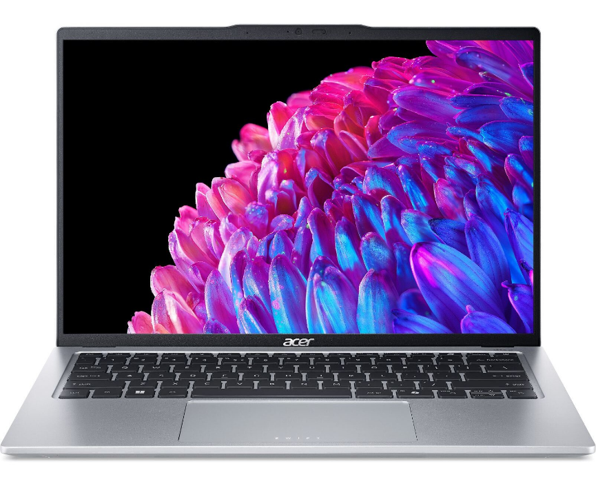 Ноутбук Acer Swift Go 14 SFG14-73-70 EH (NX.KSGCD.002) Core Ultra 7 155 H 16 Gb SSD1 Tb Intel Arc 14" OLED 2.8 K (2880x1800) Windows 11 Home silver