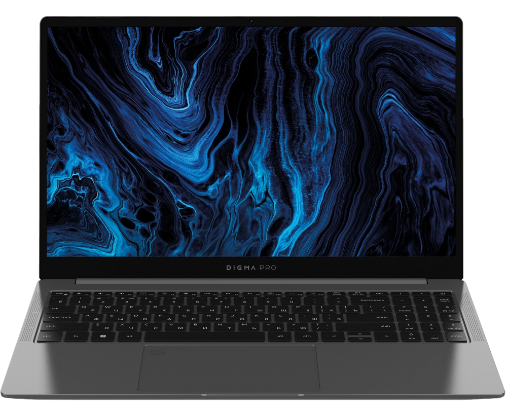 Ноутбук Digma Pro Sprint N (DN15 R7-ADXW03) Ryzen 7 5700 U 16 Gb SSD512 Gb AMD Radeon 15.6" IPS FHD (1920x1080) Windows 11 Professional dk.grey