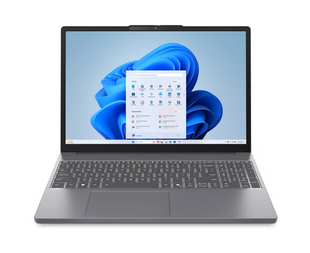 Ноутбук Lenovo Idea Pad Slim 3 15 IRH10 (83 K10032 RK) Core i7 13620 H 16 Gb SSD512 Gb Intel UHD Graphics 15.3" IPS WUXGA (1920x1200) без ОС grey Wi Fi BT