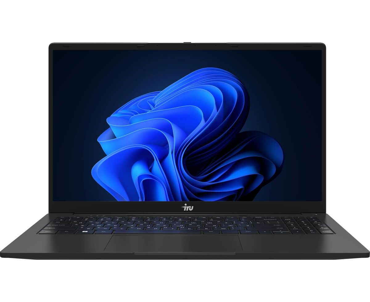 Ноутбук IRU Strato 15 ALI (2059109) Core i3 1215 U 16 Gb SSD512 Gb Intel Iris Xe graphics 15.6" IPS FHD (1920x1080) Windows 11 Professional black 6000m Ah