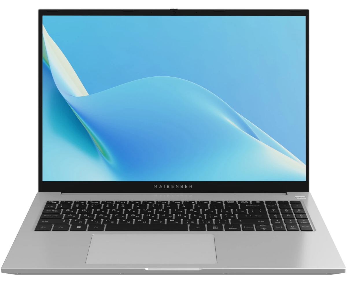 Ноутбук Maibenben M16 B-R343 UMA1 SLSRE0 16" FHD IPS, AMD R3-4300 U, 8 Gb, 256 Gb SSD, Linux, серебристый