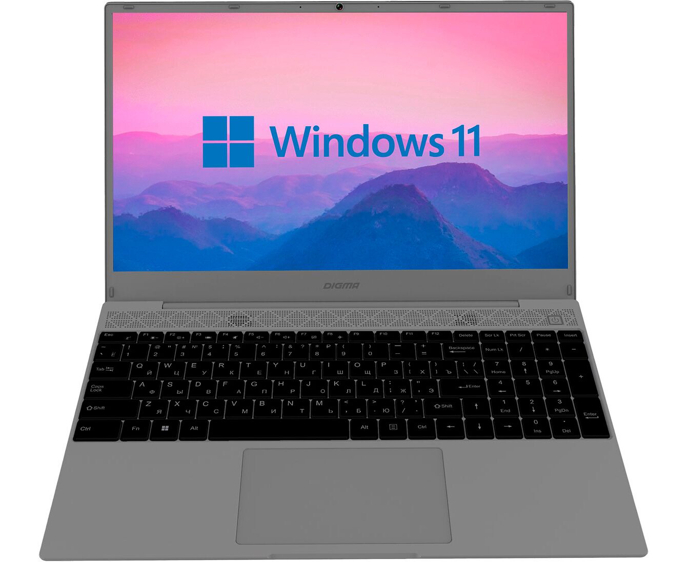 Ноутбук DIGMA Eve 15 C423 (NR3158 DXW01) 15.6", IPS, AMD RYZEN 3 3200 U 2.6 ГГц, 8 ГБ, 512 ГБ SSD, AMD RADEON VEGA 3, Win 11 Pro, серый космос