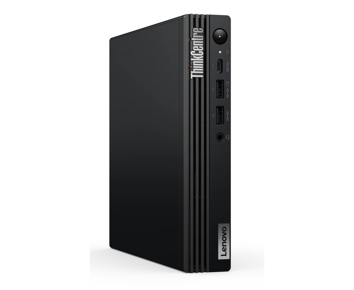 Неттоп Lenovo Think Centre Tiny M70q-5 slim (12 TD003 UUM) i7 14700 T (1.3) 16 Gb SSD512 Gb UHDG 770 без ОС Gbit Eth Wi Fi BT 135 W kb мышь клавиатура черный