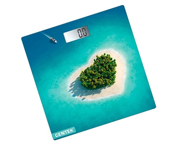 Весы напольные Centek CT-2428 Остров электронные 180кг, 0,1кг, LCD 65x28, размер 28х 28см