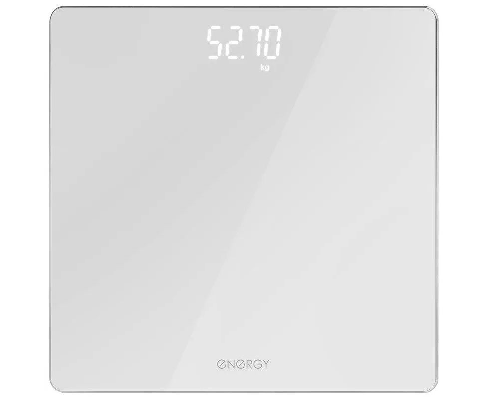 Весы напольные электронные Energy EN-421 (стеклянная поверхность, 180 кг, цвет белый)