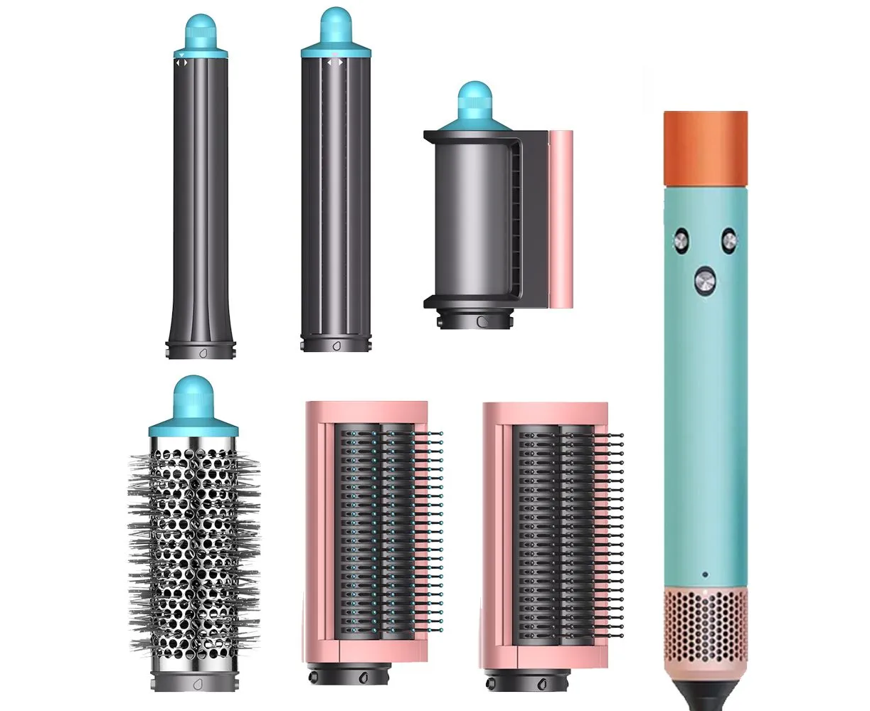 Мультистайлер Sen Cici Men Airwrap (Green) 6 насадок EU