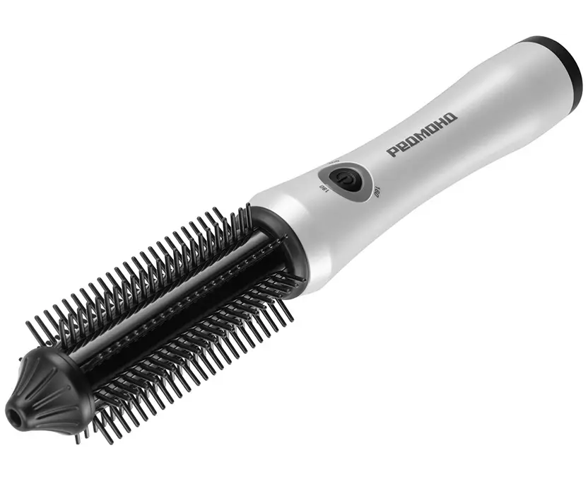 Расческа-выпрямитель REDMOND HS1741 34 Вт белый/черный макс.темп. 200 С