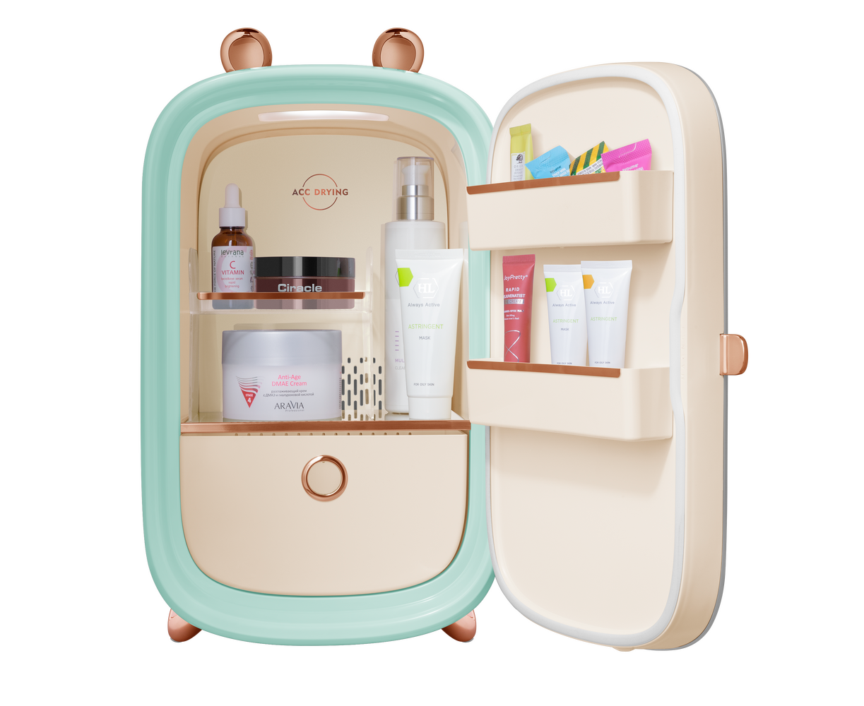 Мини-холодильник для косметики MAUNFELD MFF43 GN