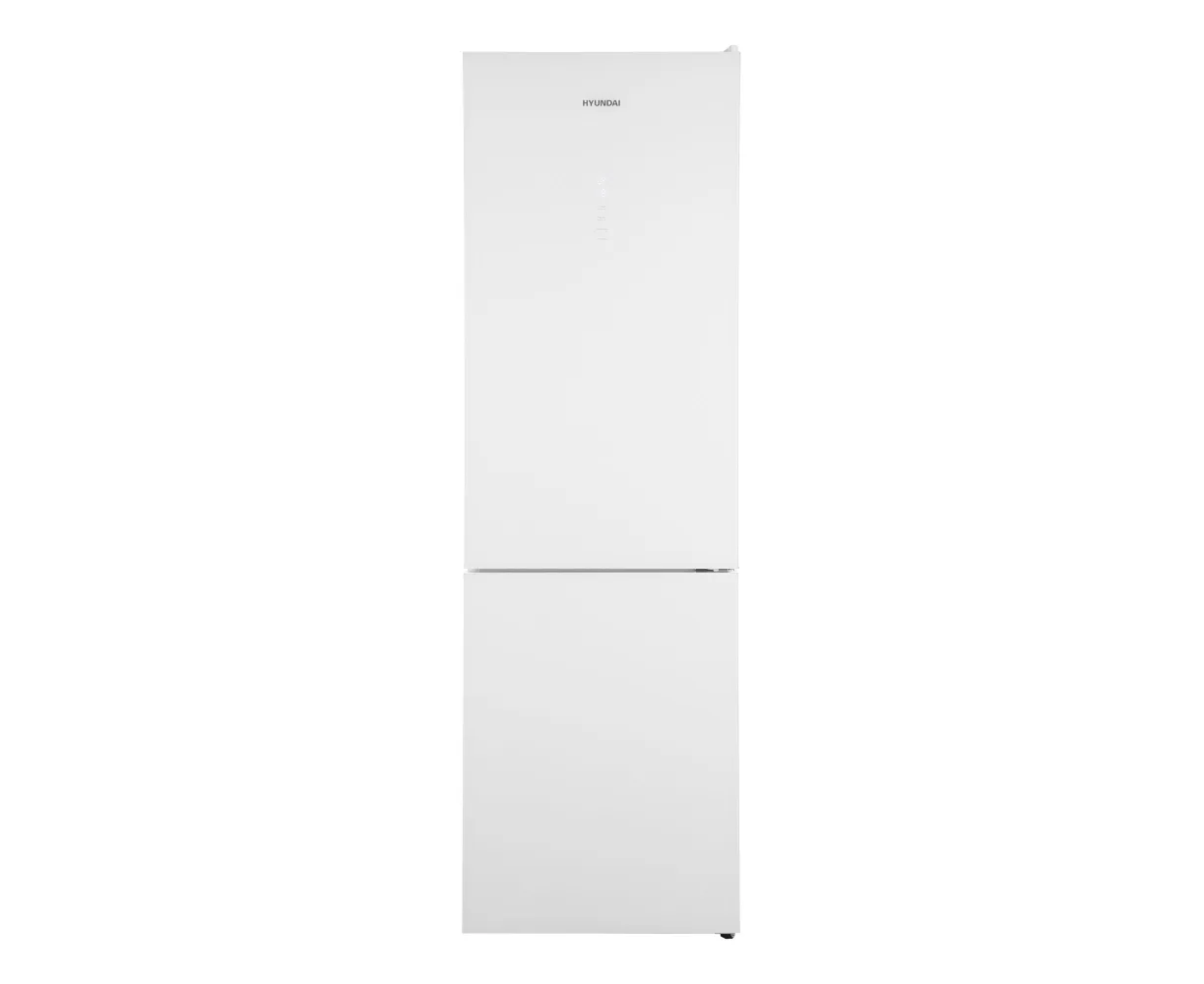 Холодильник Hyundai CC35083 F белое стекло белый