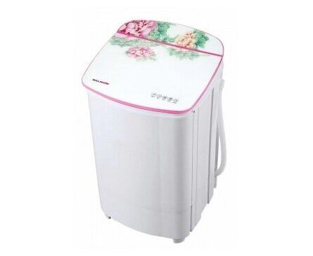 Центрифуга WILLMARK SD-68 GS Белая кр, цветы