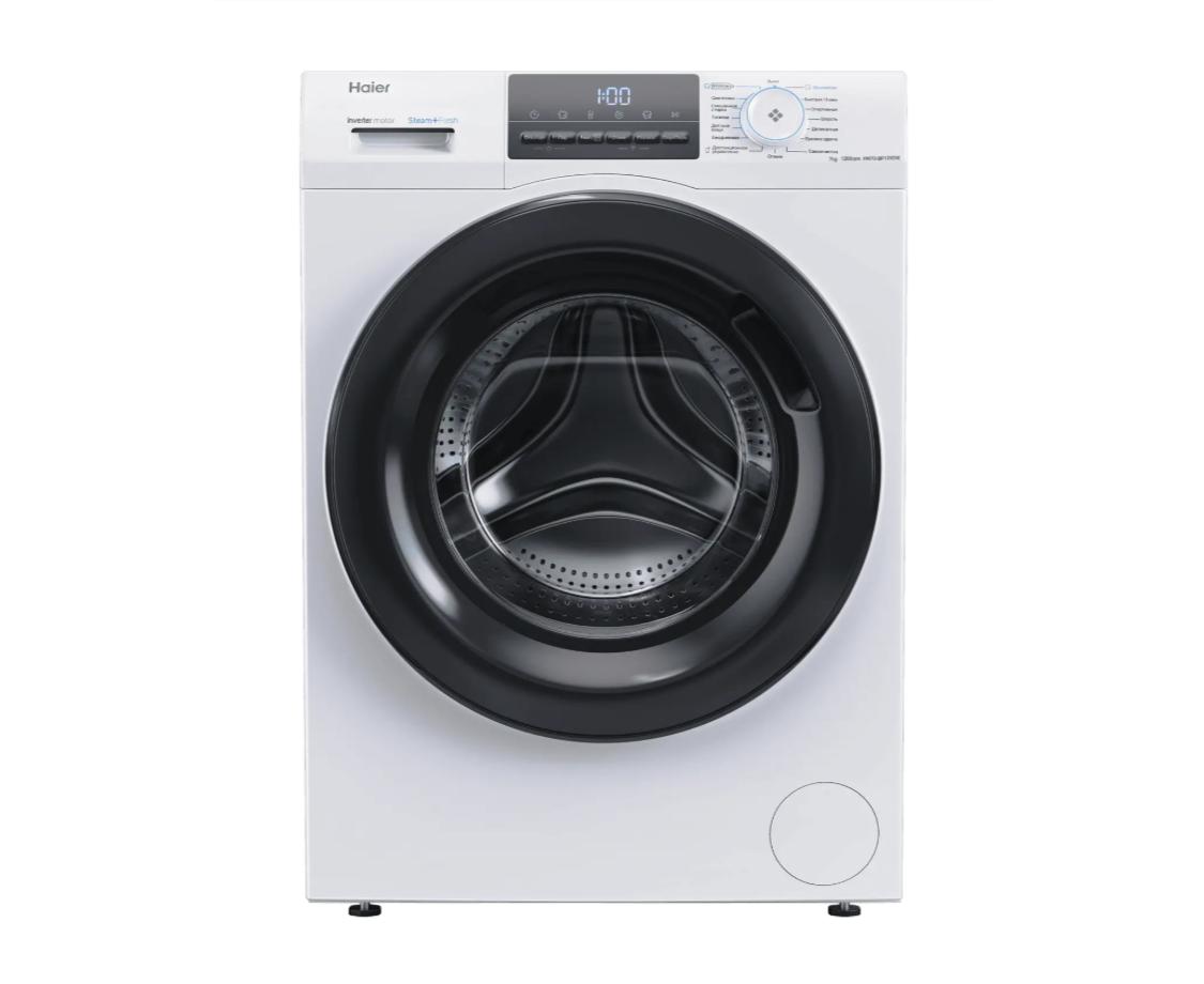 Стиральная машина Haier HW70-BP12929 E белый инвертор