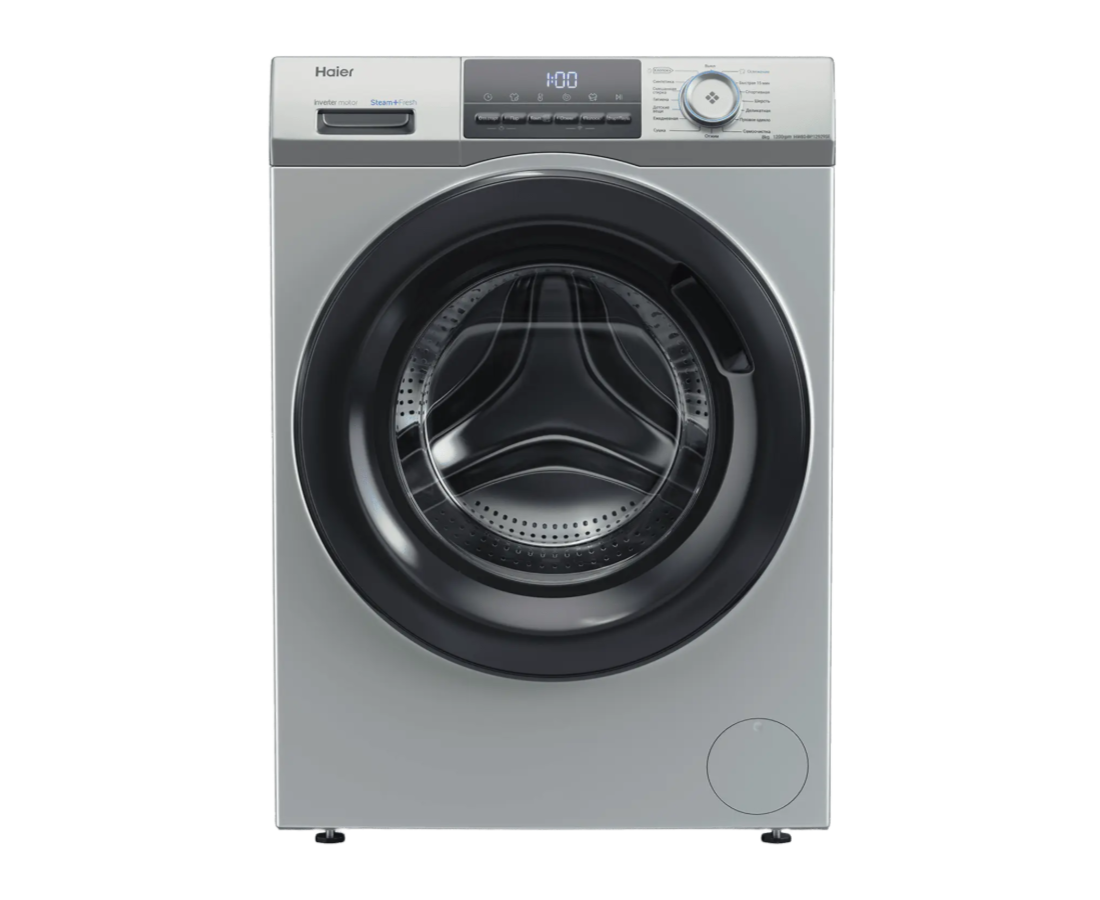 Стиральная машина Haier HW80-BP12929 SE серебристый инвертор