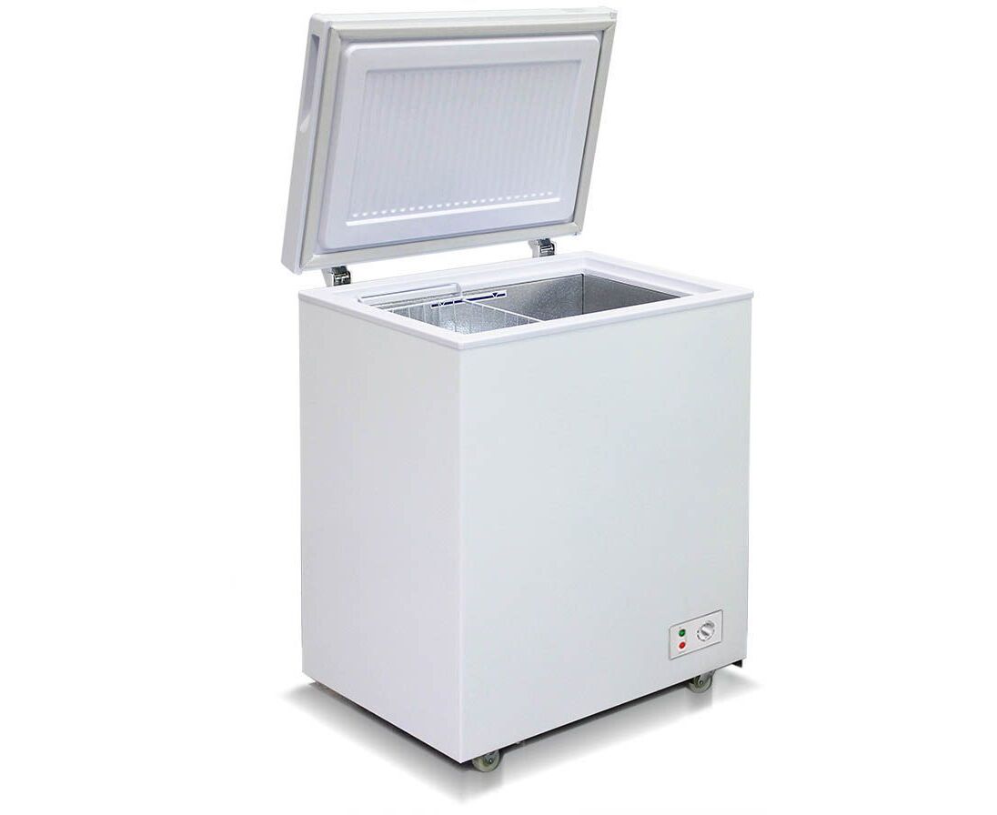Морозильный ларь Бирюса 155 KX белый, Вх Шх Г: 81.4х 75,5х 55,5см, полезн объем 126л, класс В, 1 корзина