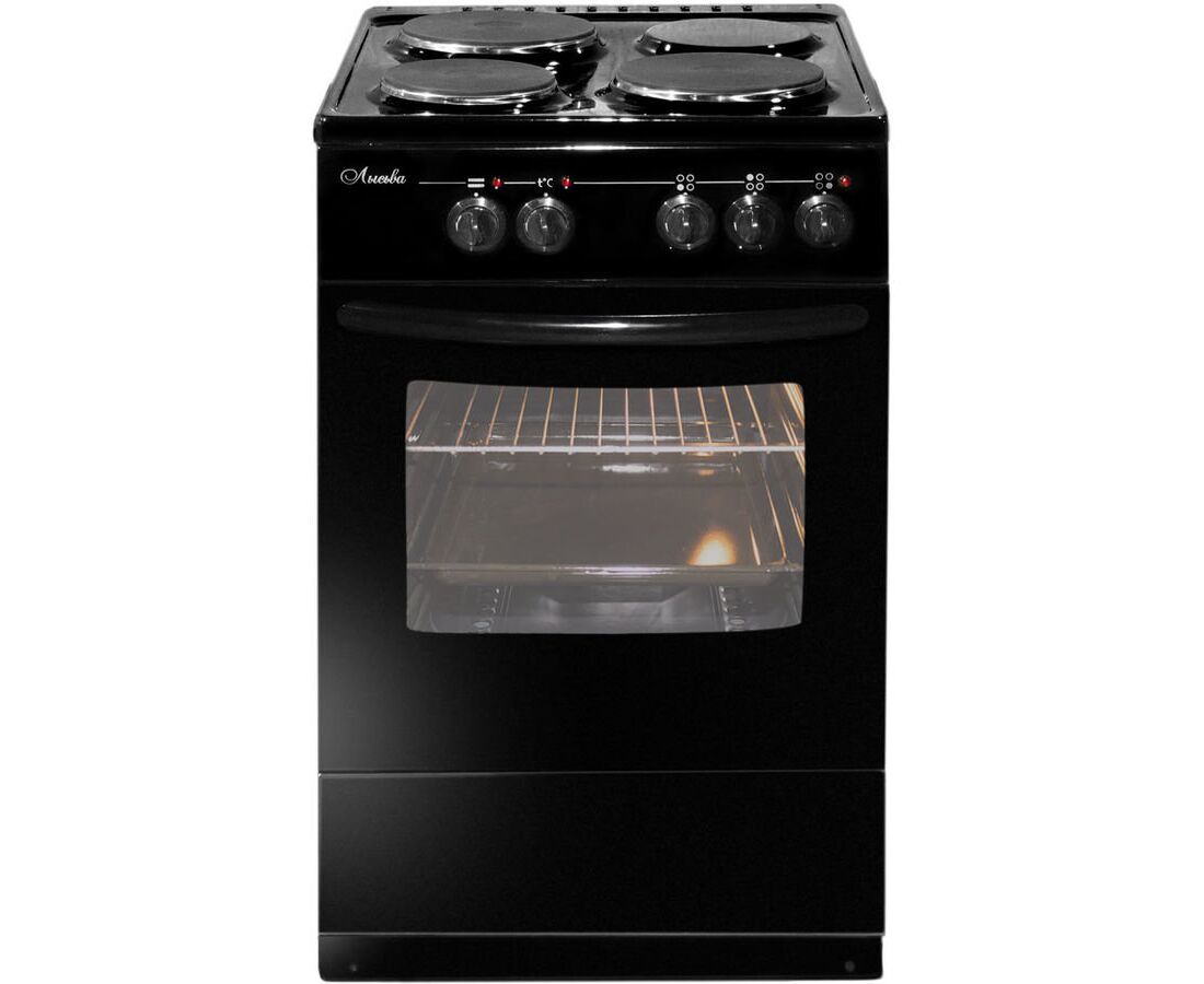 Плита Лысьва ЭП 401 СТ черный эмаль