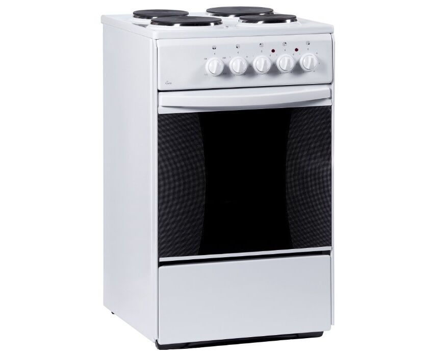 Плита Flama AE 1401 W белый эмаль