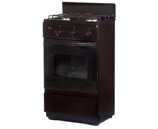 Плита Газовая Flama CG 3202 B коричневый, 85x50x35см, 2 конфорки, объем духовки 30 л