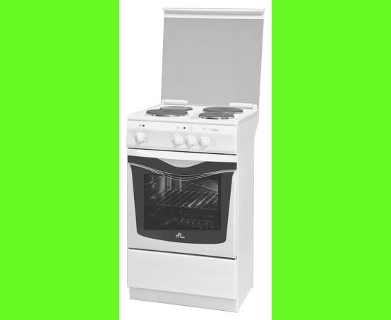 Плита De Luxe 5003.17э кр белый эмаль