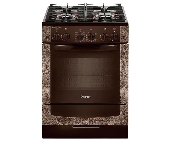 Плита Gefest 6500-02 0114 коричневый мрамор