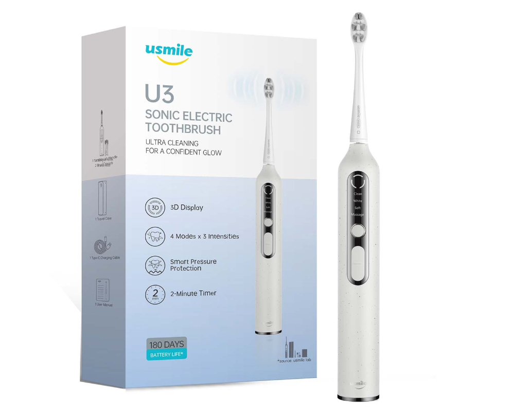 Электрическая зубная щетка USMILE U3 White