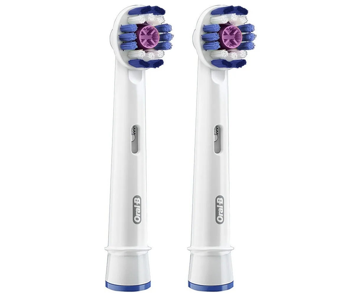 Насадки для зубных щеток BRAUN ORAL B EB18-2 3 D White 2шт