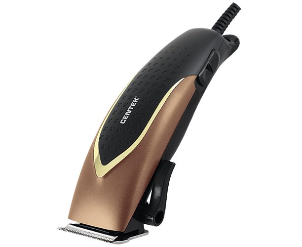 Машинка для стрижки Centek CT-2126 (чер/зол) Triangular blades, производительный мотор, шнур 2,4м