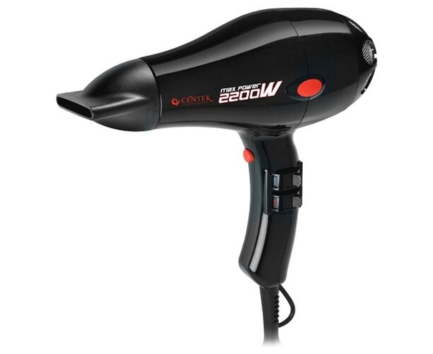 Фен Centek СТ-2221 Professional 2200 Вт. мощный АС мотор. 5 режимов, управление сбоку, хол воздух