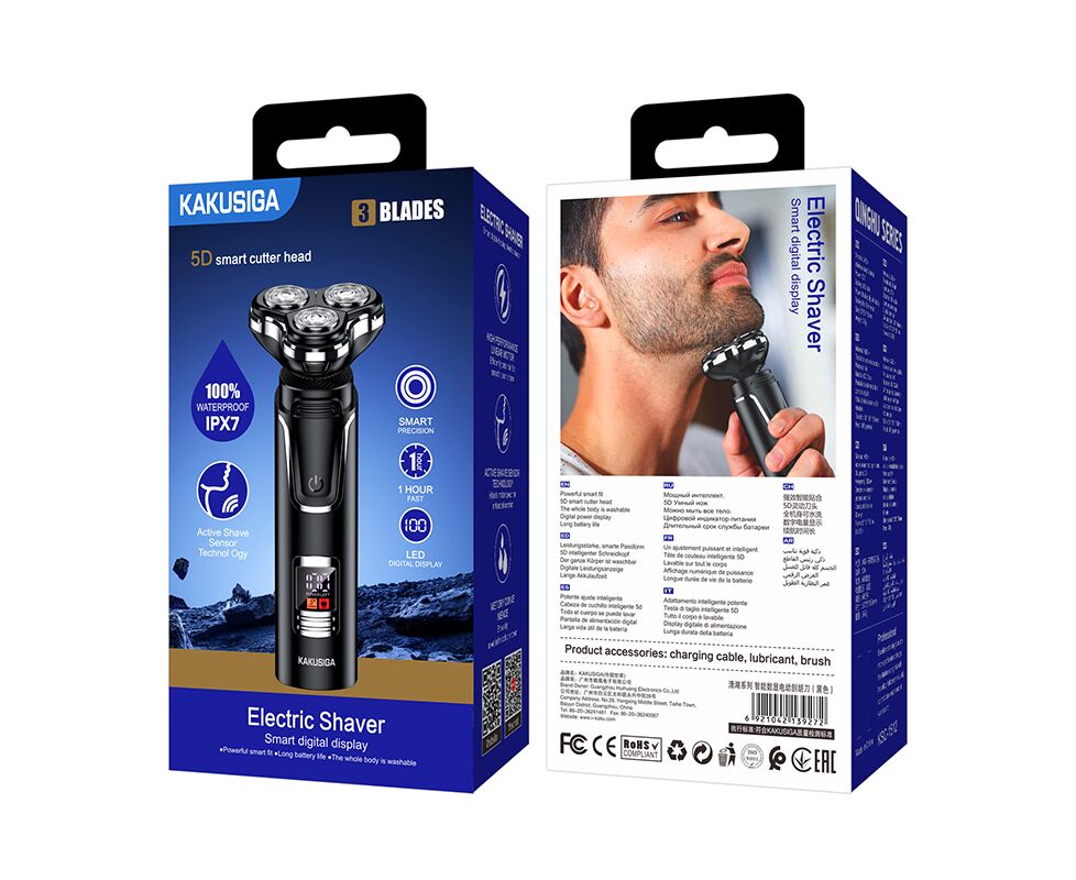 Электробритва KAKUSIGA KSC-1512 Display black