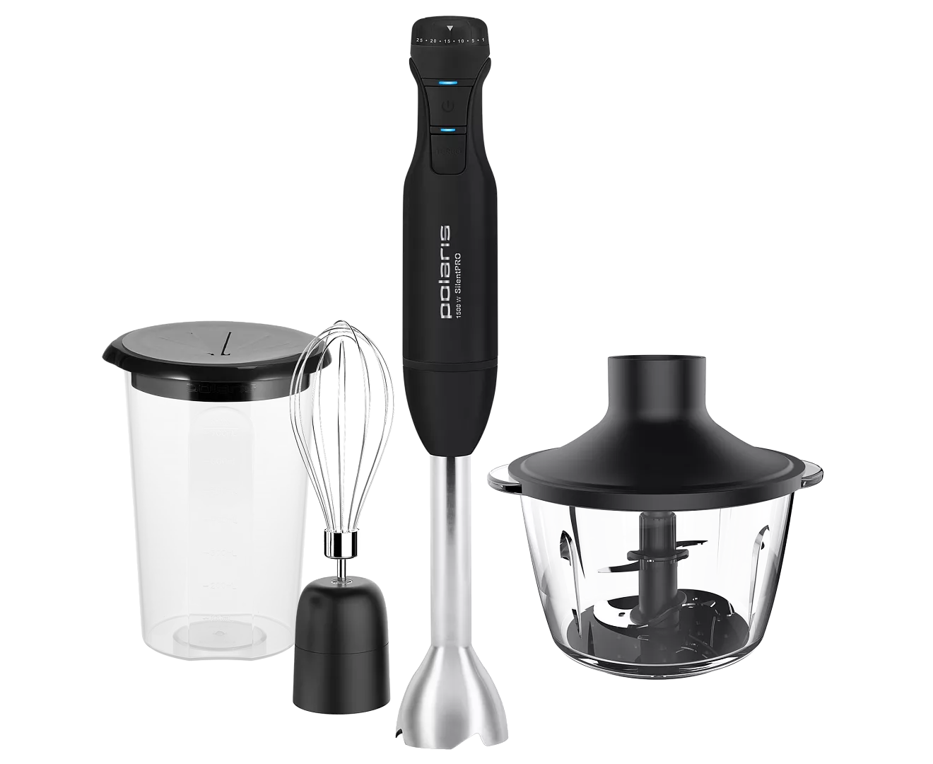 Блендер погружной Polaris PHB 1510 GL Silent (21227) черный