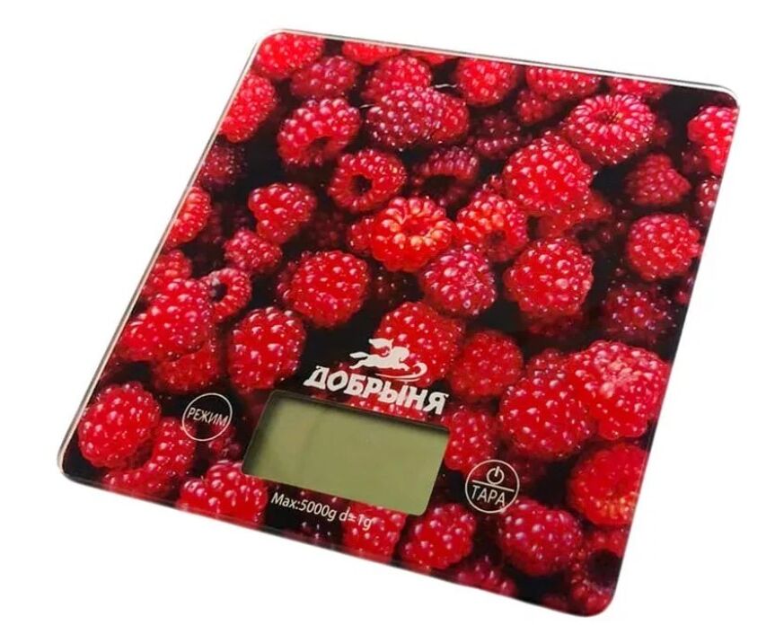 Весы кухонные Добрыня DO-3015 A малина