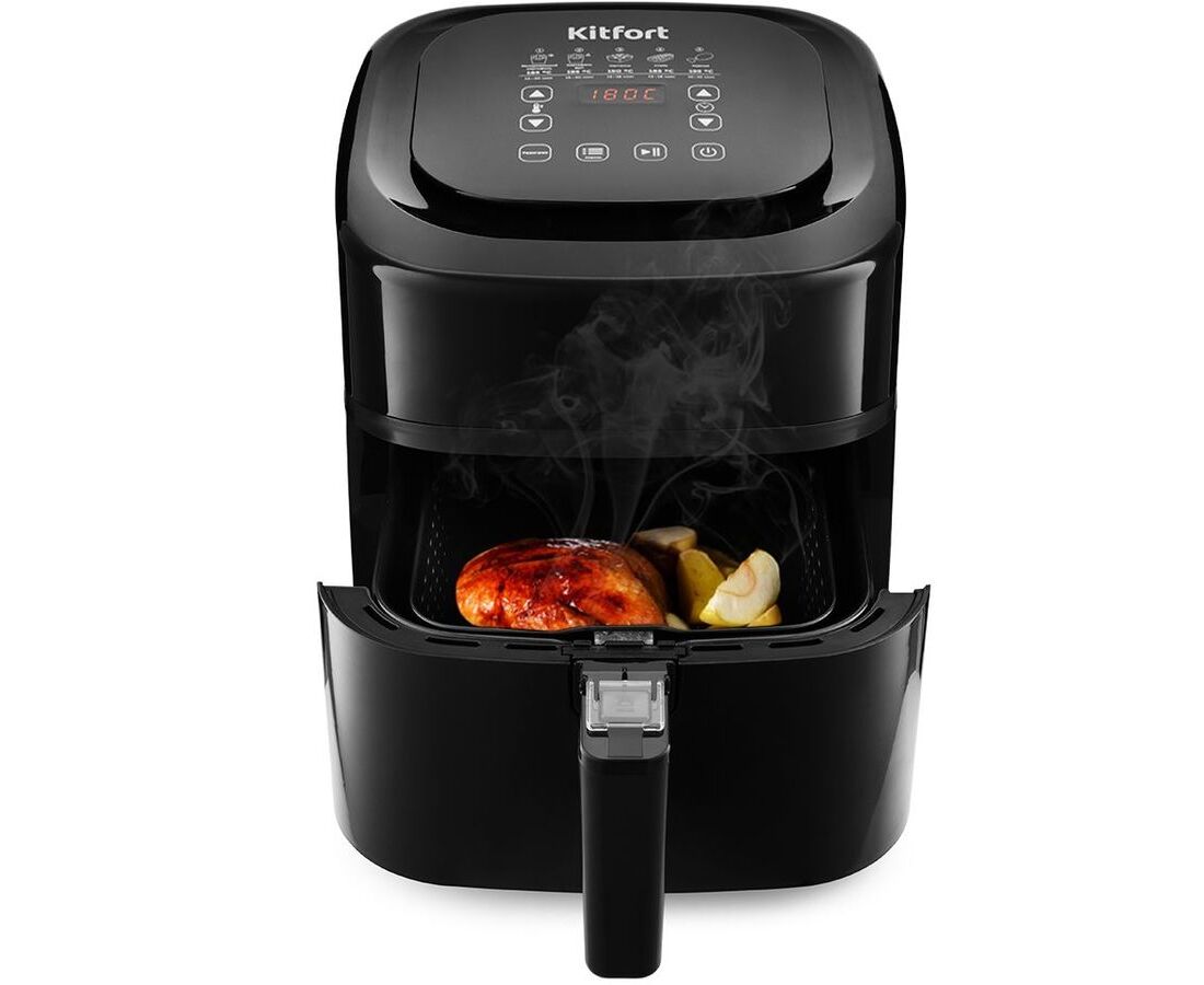 Аэрогриль Kitfort KT-2215 черный