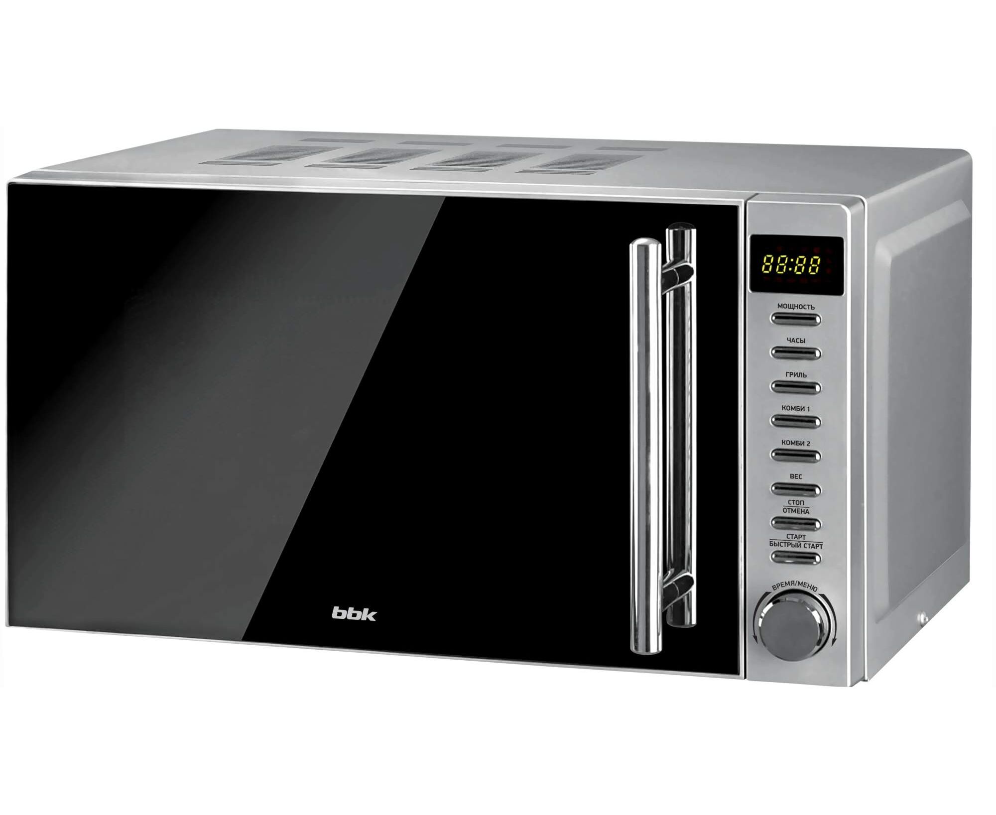 Микроволновая Печь BBK 20 MWG-733 T/BS-M 20л. 700 Вт серебристый