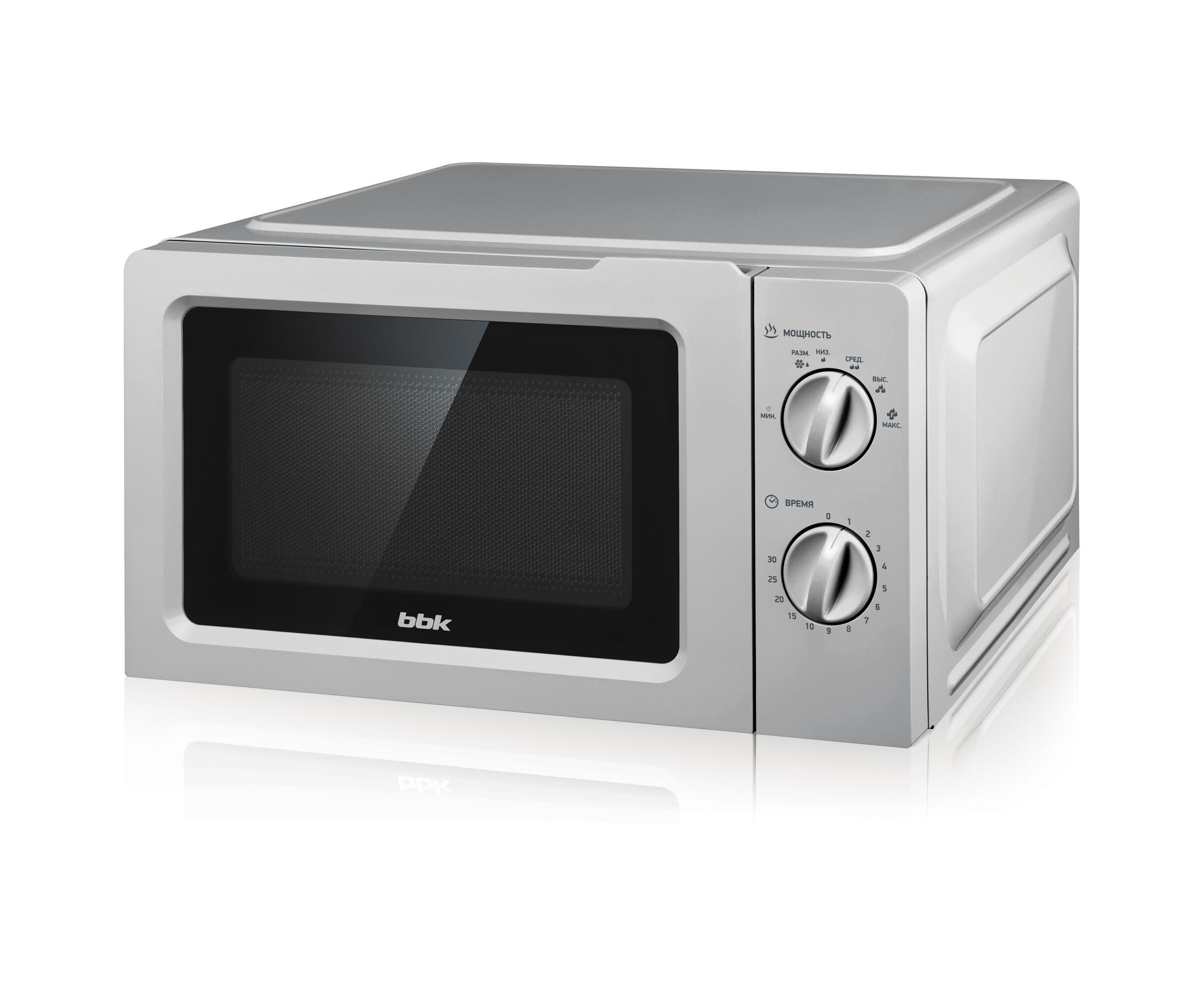 Микроволновая печь BBK 17 MWS-784 M/B серебро