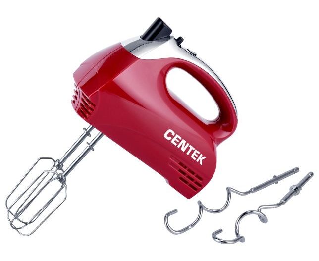 Миксер Centek CT-1118 (хром/вишня)
