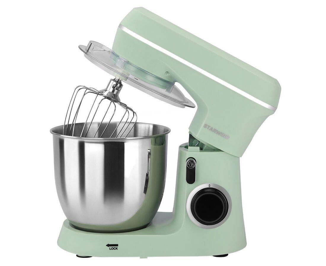 Миксер планетарный Starwind SPM6161 1300 Вт мятный