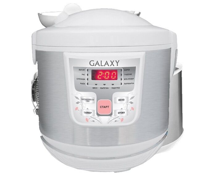 Мультиварка Galaxy Line GL 2641 белый, 5л. 11 программ приготовления