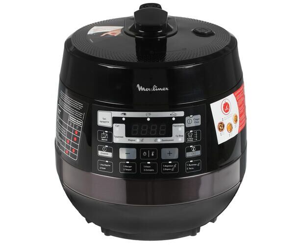 Мультиварка-скороварка Moulinex Quickchef CE430832 5л 1000 Вт черный